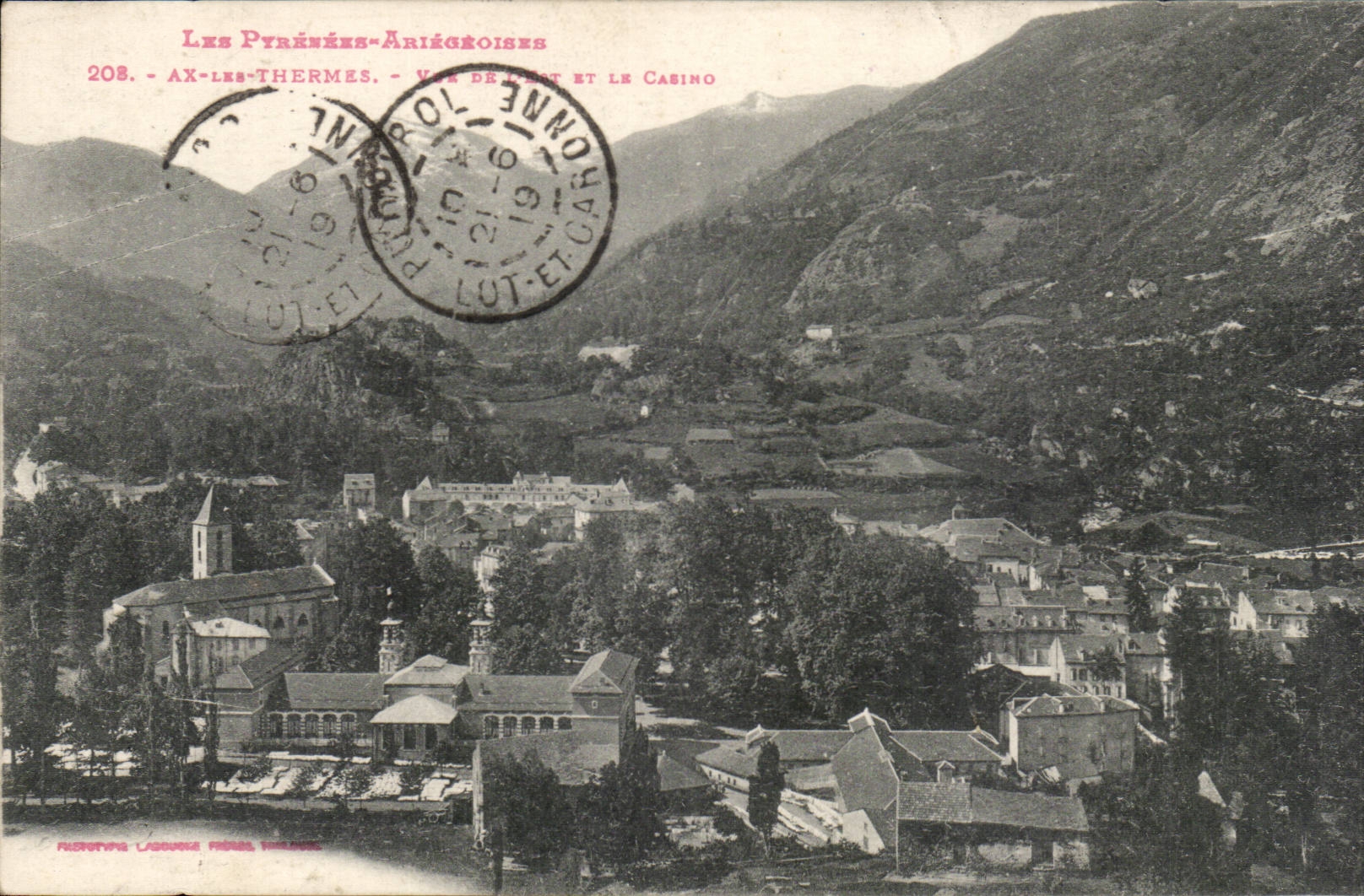 Ax Thermal baths CPA Seen of the East and the casino