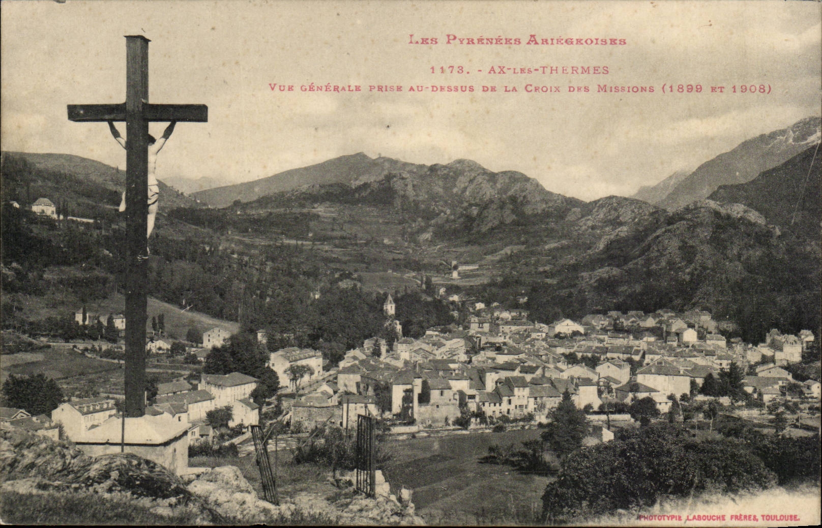 Ax Thermal baths CPA View taken with the top of the cross of the missions