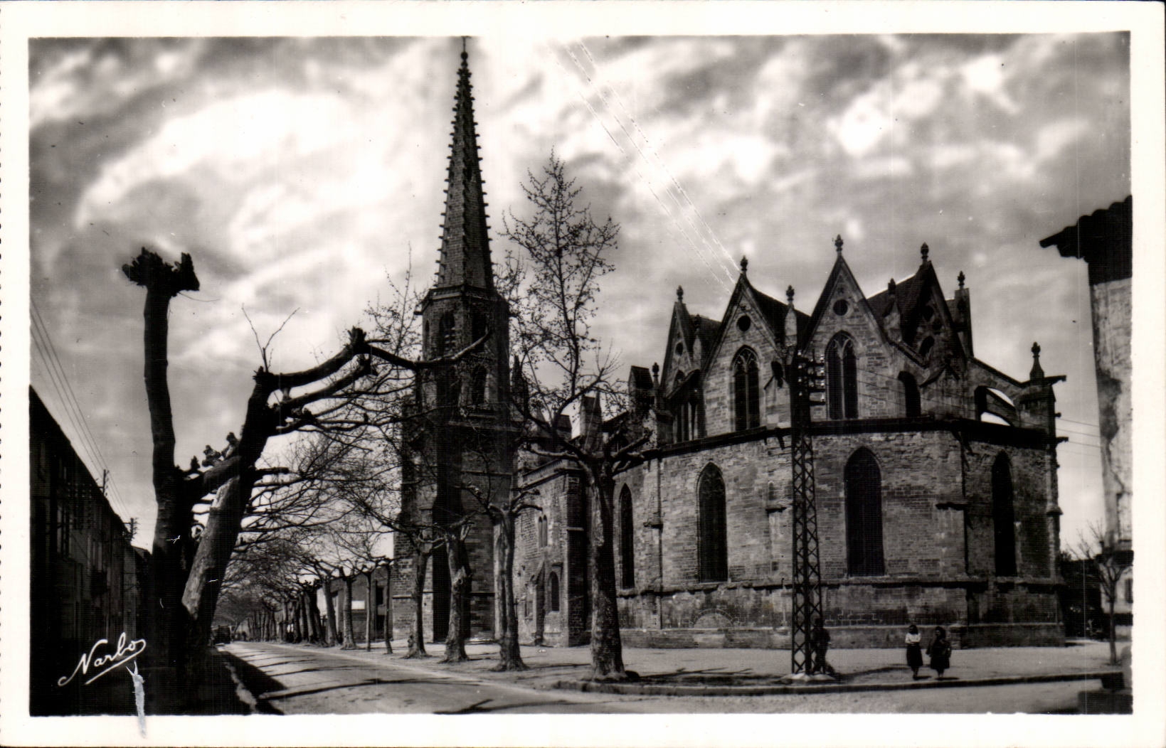 Mirepoix CPA the cathedral Saint Maurice