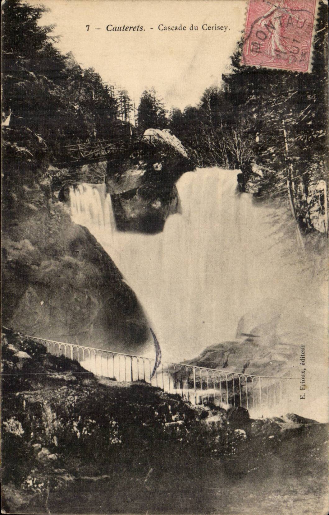 Cauterets CPA Cascades of CErisey