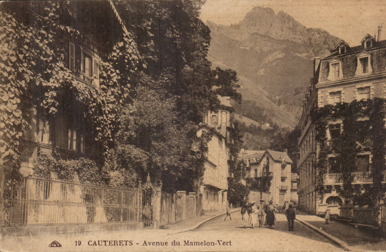 CAuterets CPA Which occurred of Green Marmelon