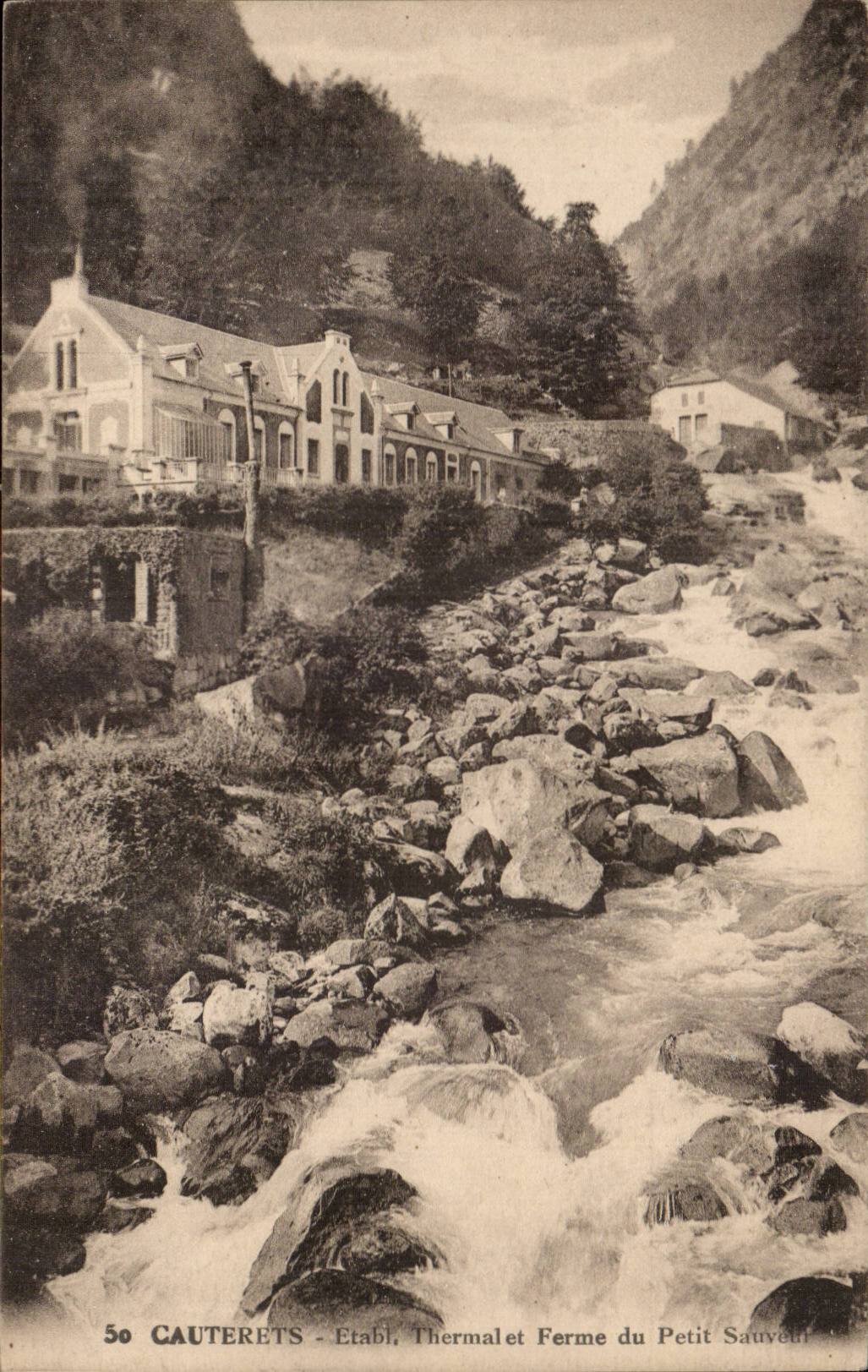 Cauterets CPA Hydropathic establishment and firm of the small Saver