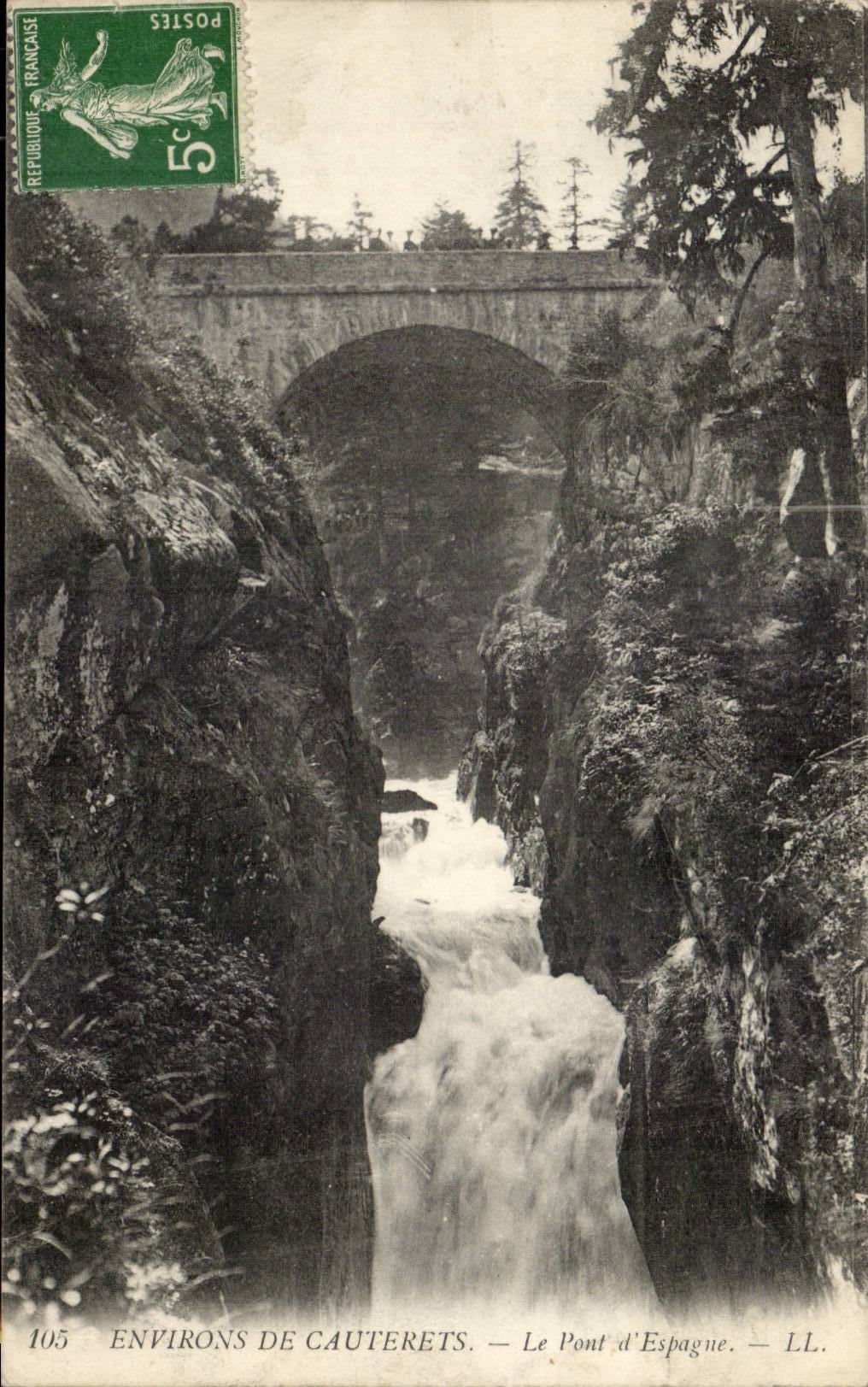 CAuterets CPA the bridge of Spain