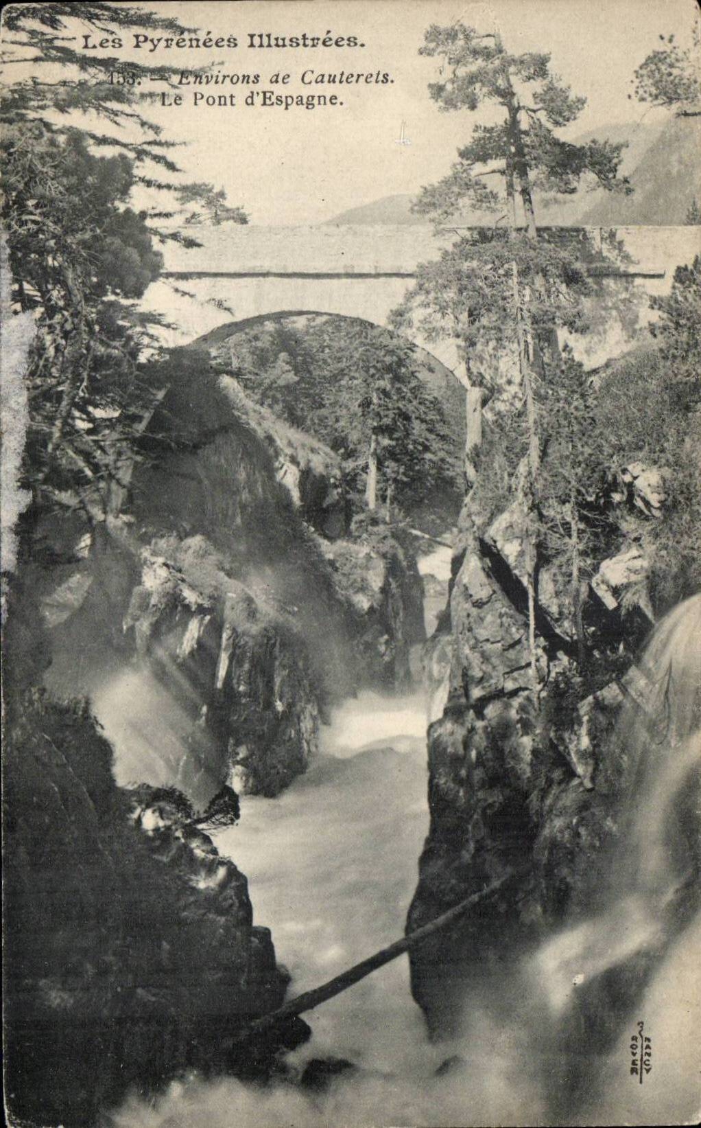 CAuterets CPA the bridge of Spain