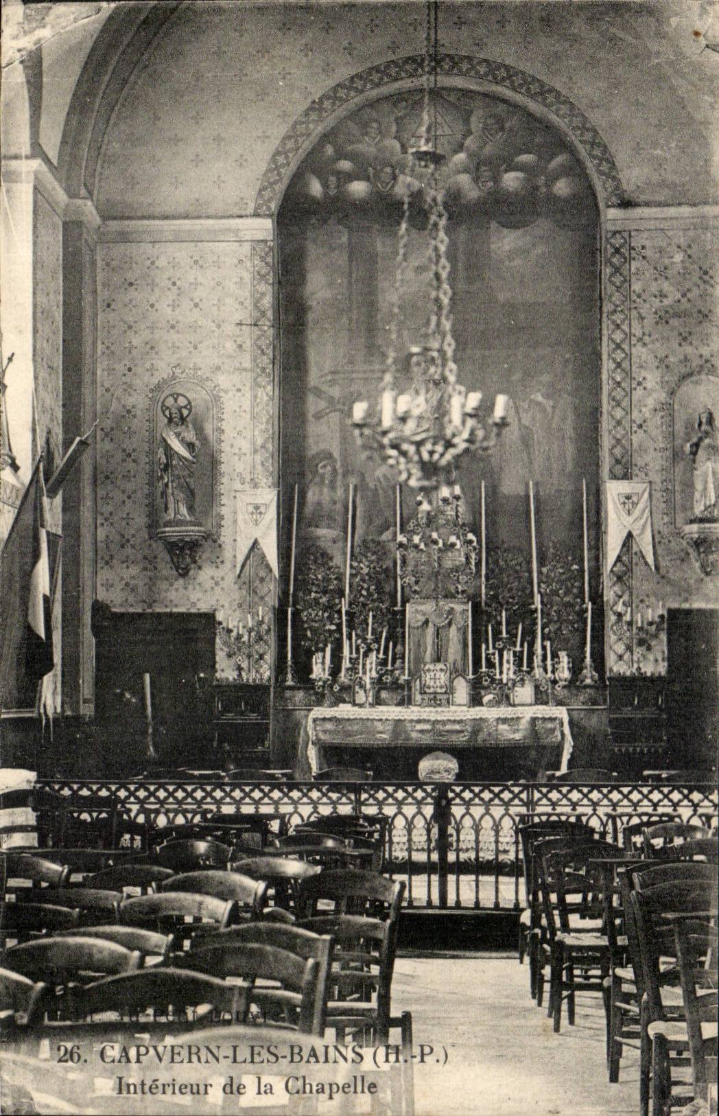 Interior CApvern les Bains CPA of the vault