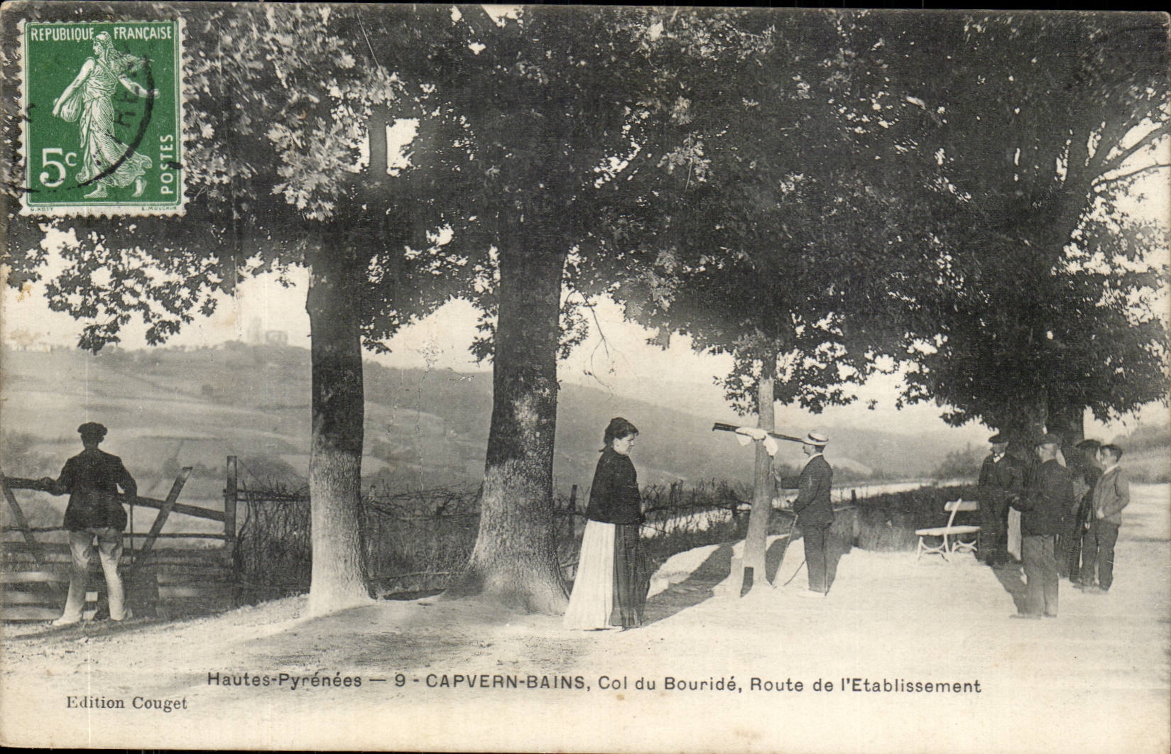 CApvern les Bains CPA Collar of Bouride Road of the establishment