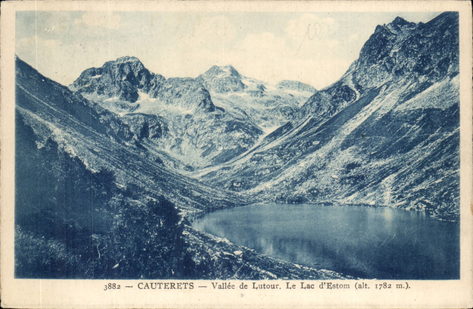 CPA Cauterets Valley of Lutour the Lake EStom