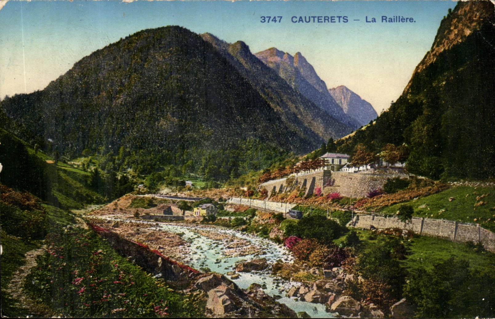 CPA CAuterets Railliere