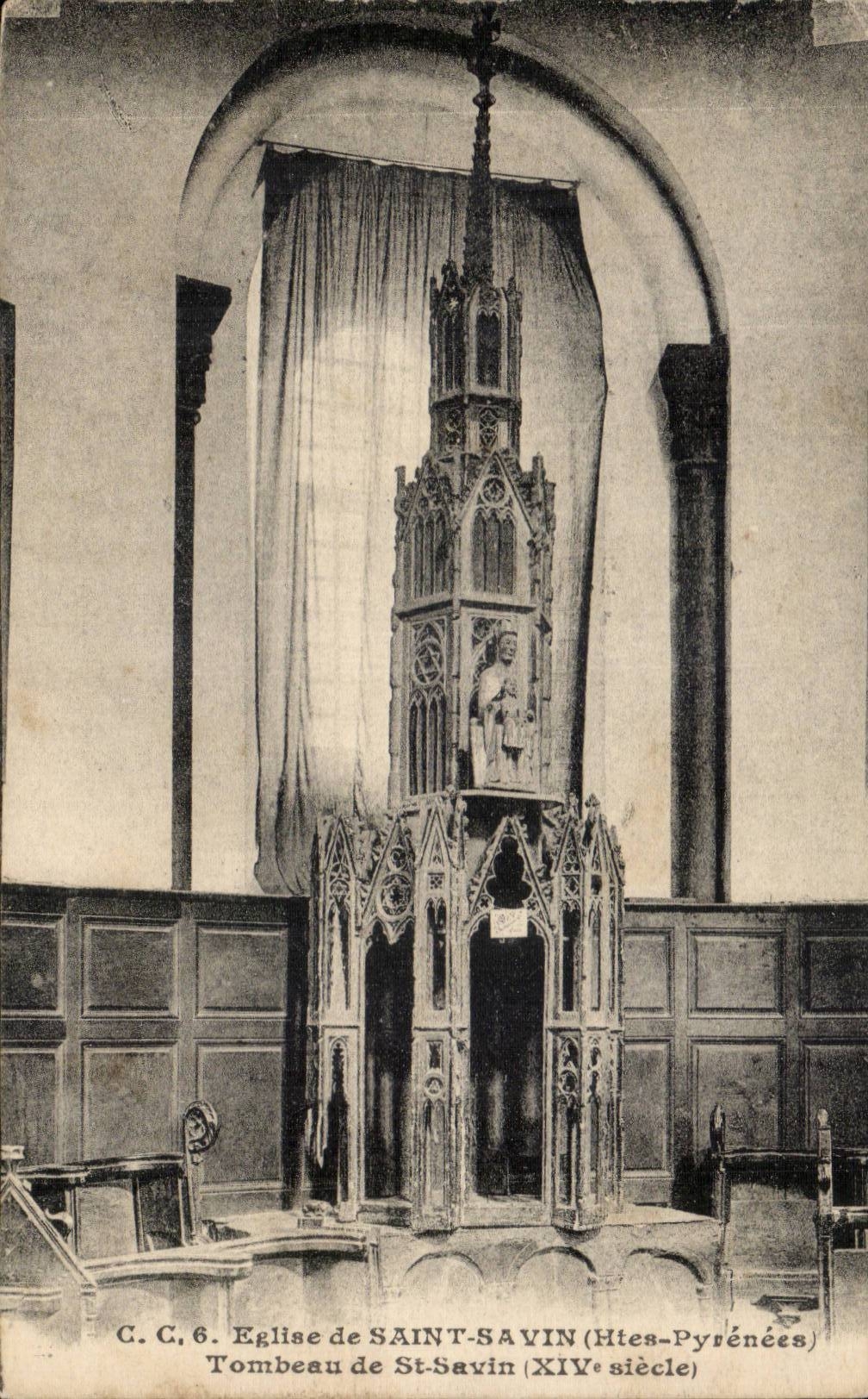 CPA Church of Saint Savin Tomb of St Savin