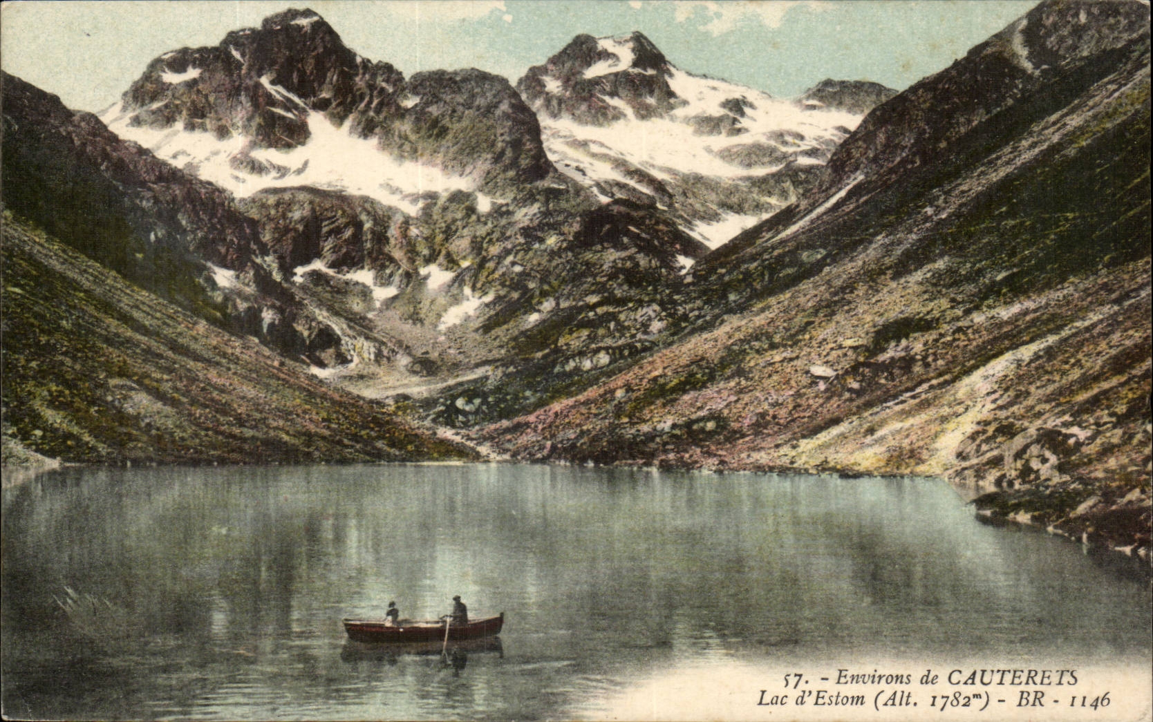 Cauterets - the Lake Estom alt 1782 - CPA