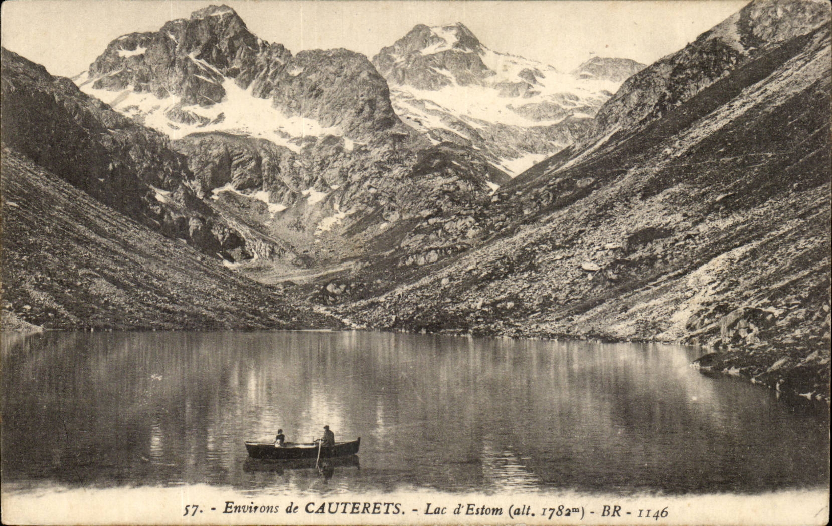 Cauterets - the Lake Estom alt 1782 - CPA