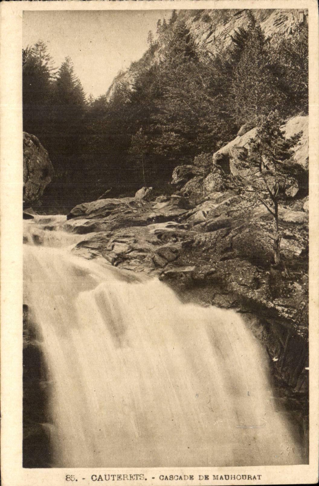 Cauterets - Cascade of Mauhourat CPA