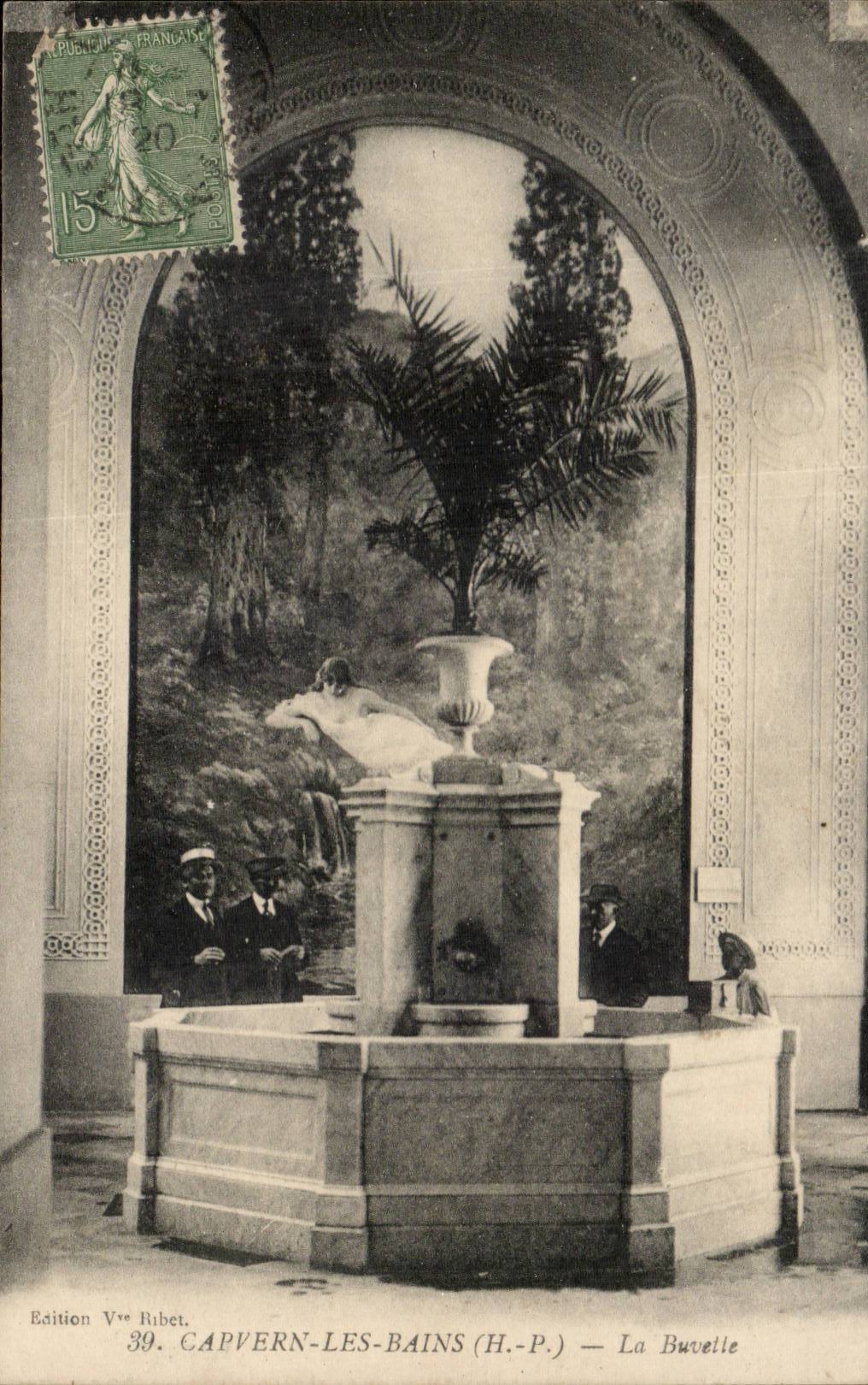 Capvern Les Bains - Refreshment bar CPA