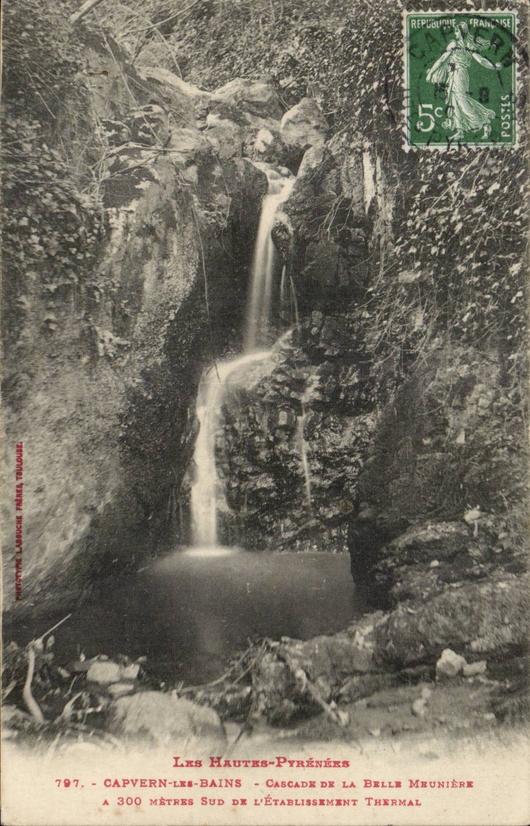 Capvern CPA Cascades of the beautiful miller