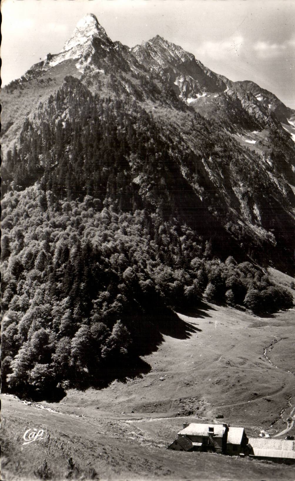 Luchon CPA Old people's home of France and the peak of the Spade