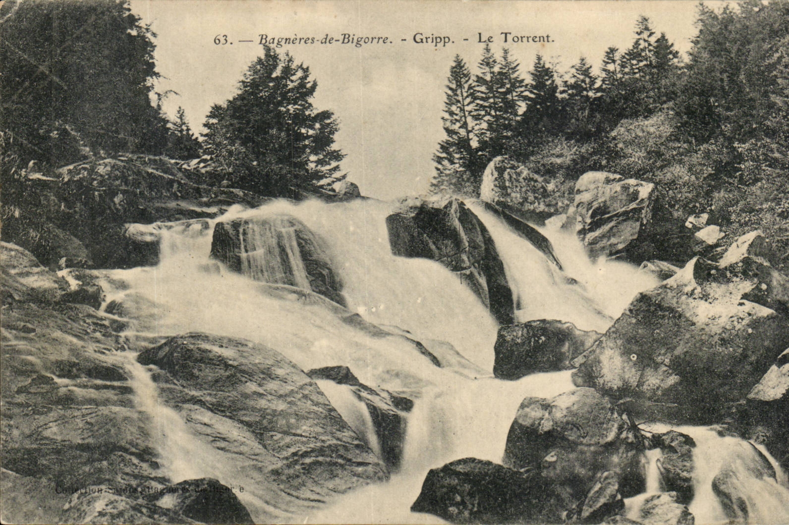 CPA Bagnerres de Bigorre Gripp the torrent