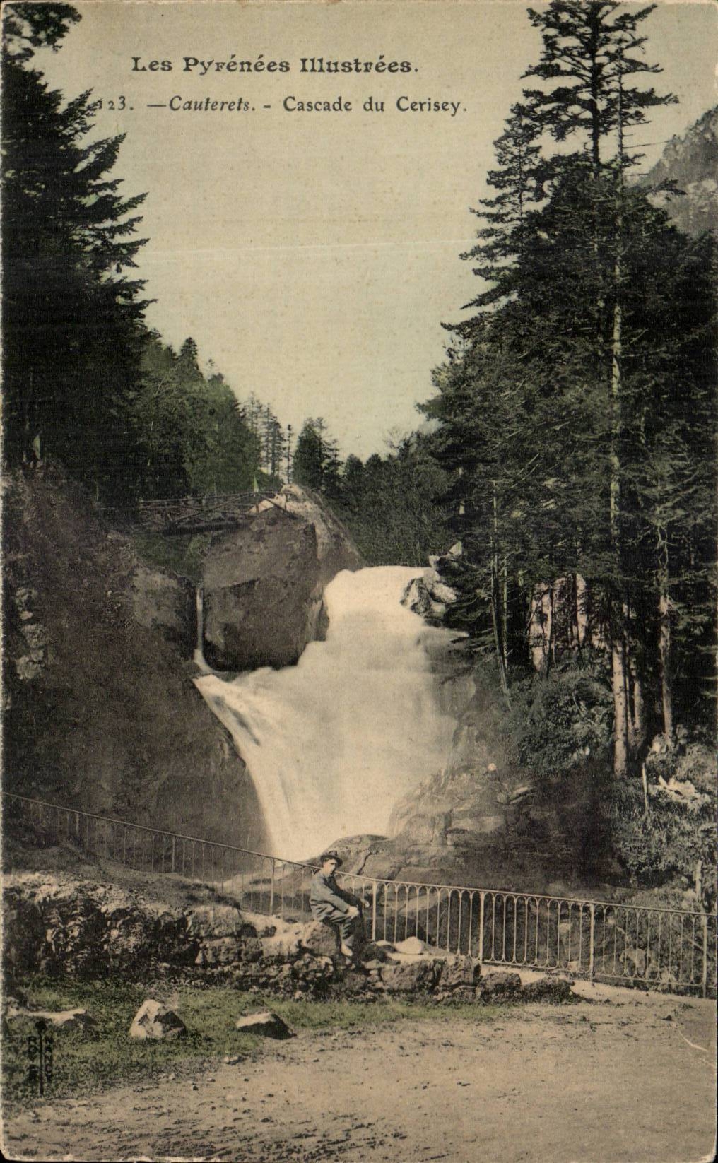 CPA Cauterets Cascades of Cerisey