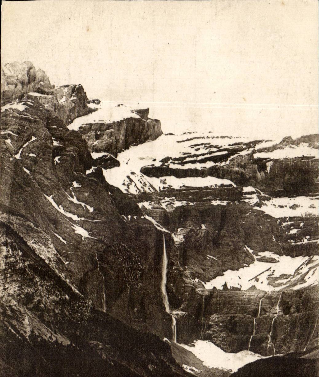 CPA Gavarnie the dond of the circus and the large cascade of 422m