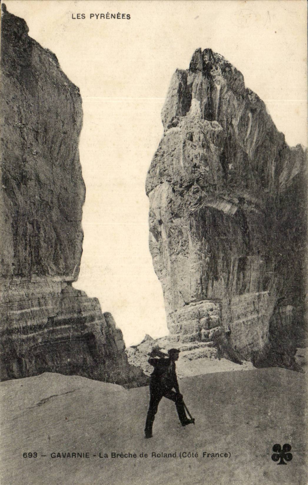 CPA Gavarnie the Breach of Roland (dimension France)