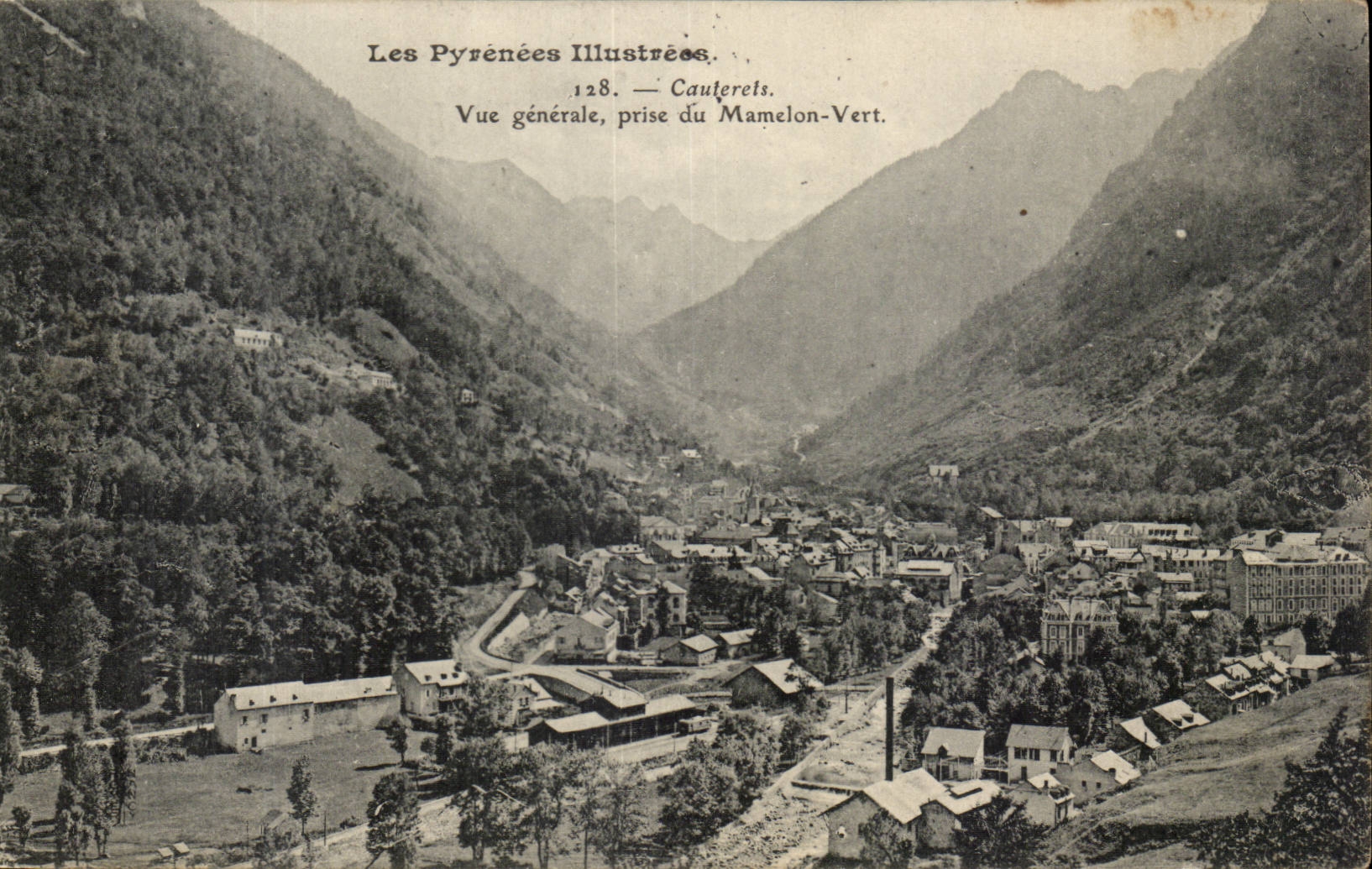 CPA Cauterets View taken of the Green Nipple