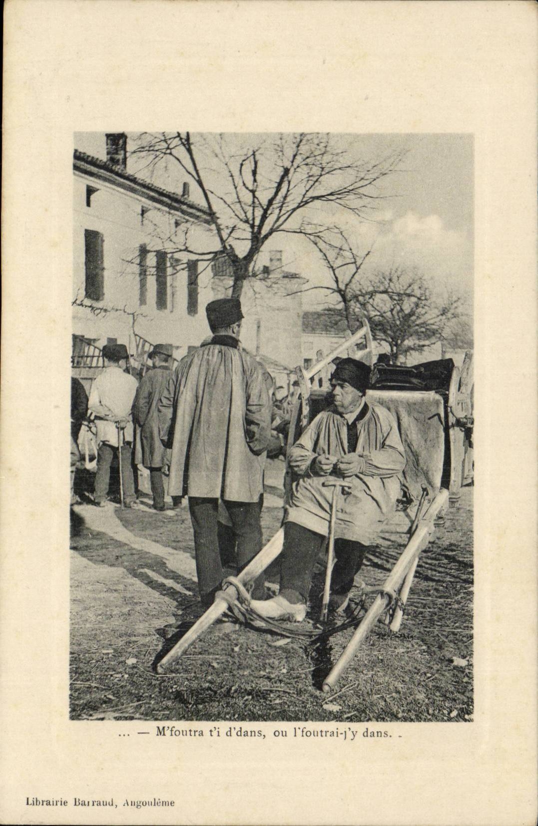 CPA VM will foutra Ti D in or L will froutrai J there in Paysans Folklore TOP