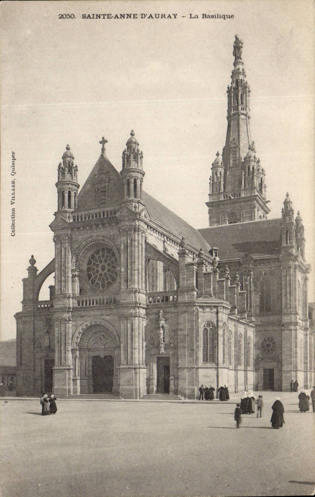 Saint Anne d' Auvray CPA the basilica