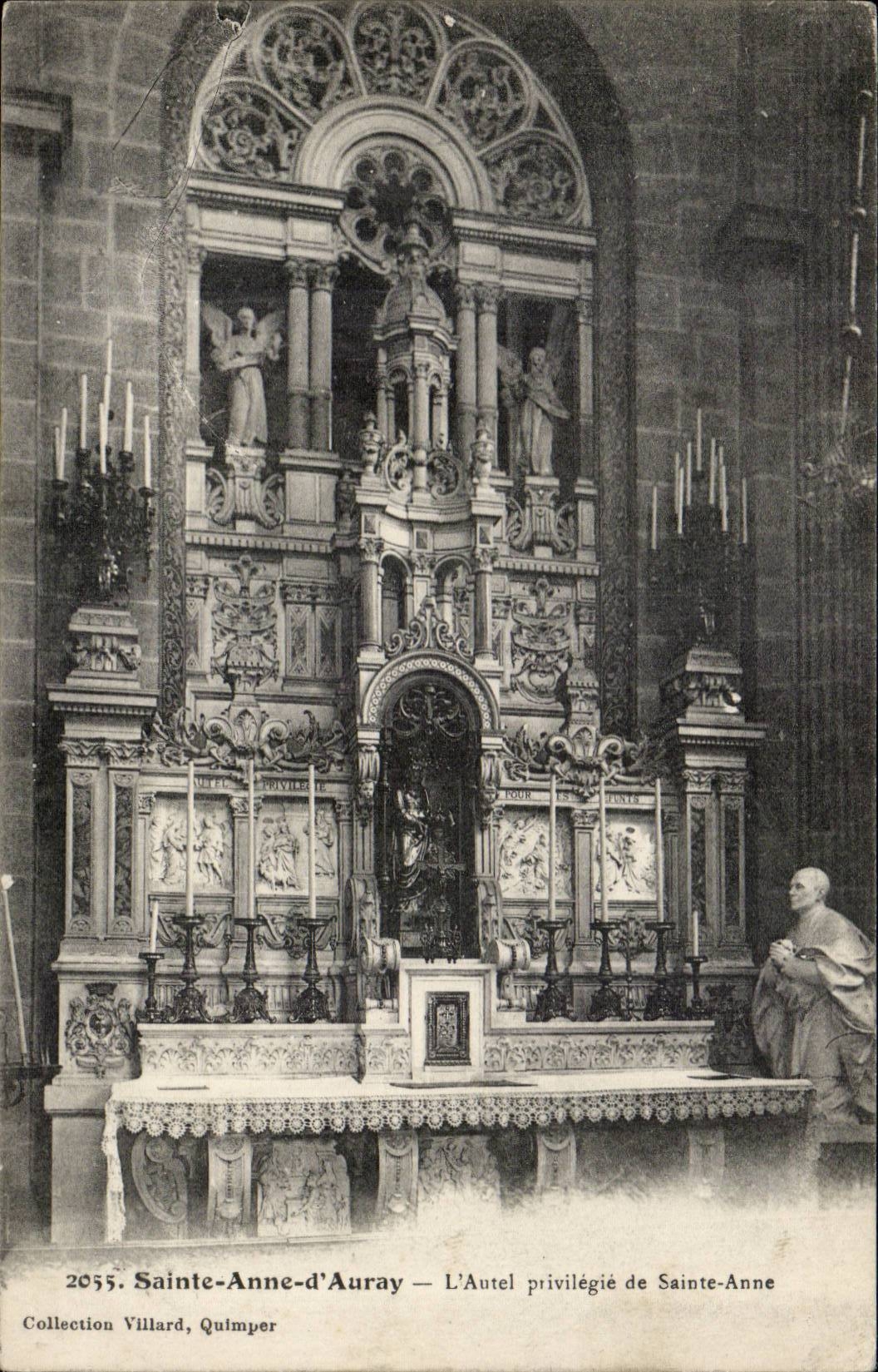 Saint Anne d' Auvray CPA the privileged furnace bridge of Sainte Anne