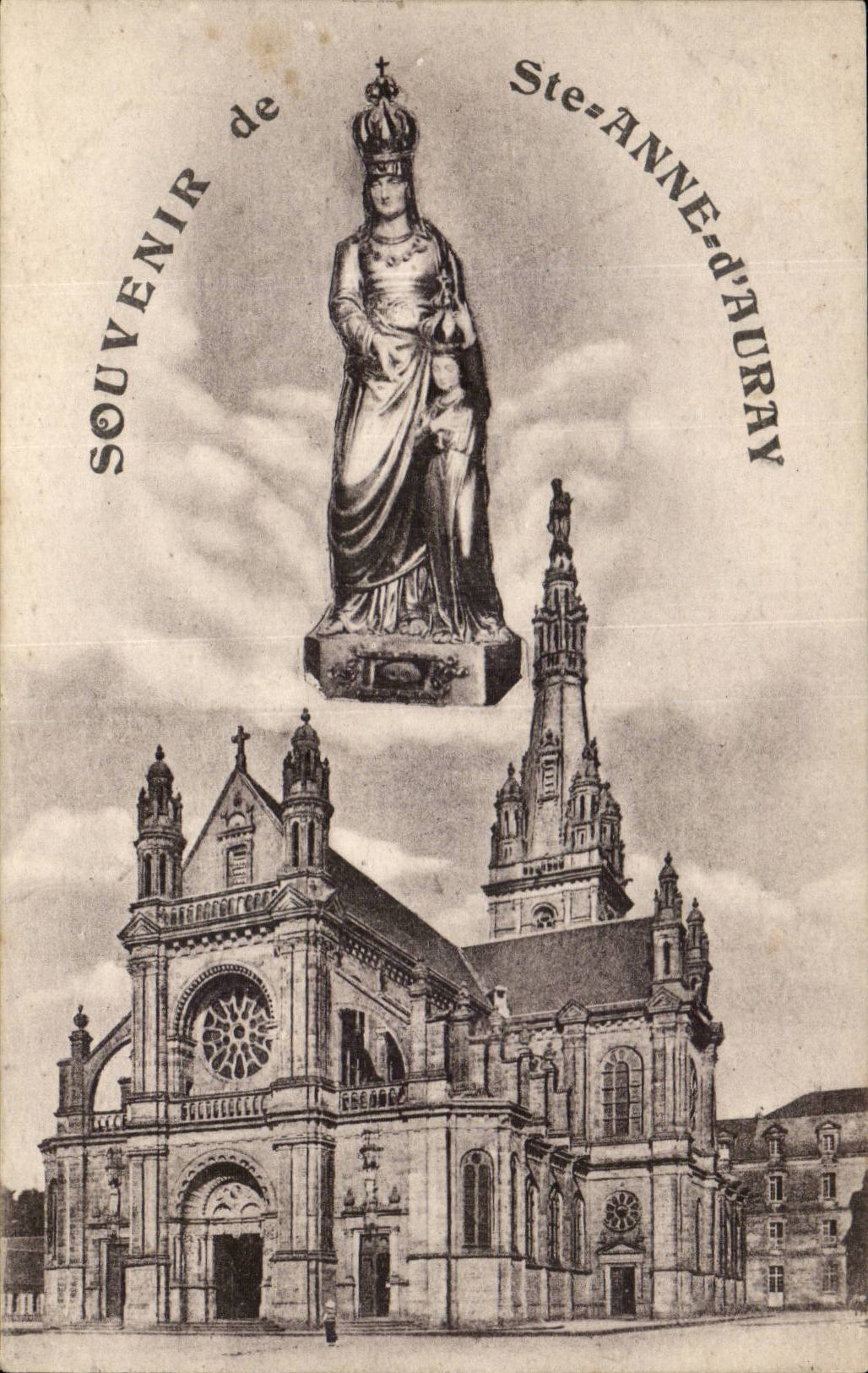Saint Anne d' Auvray CPA Souvenir