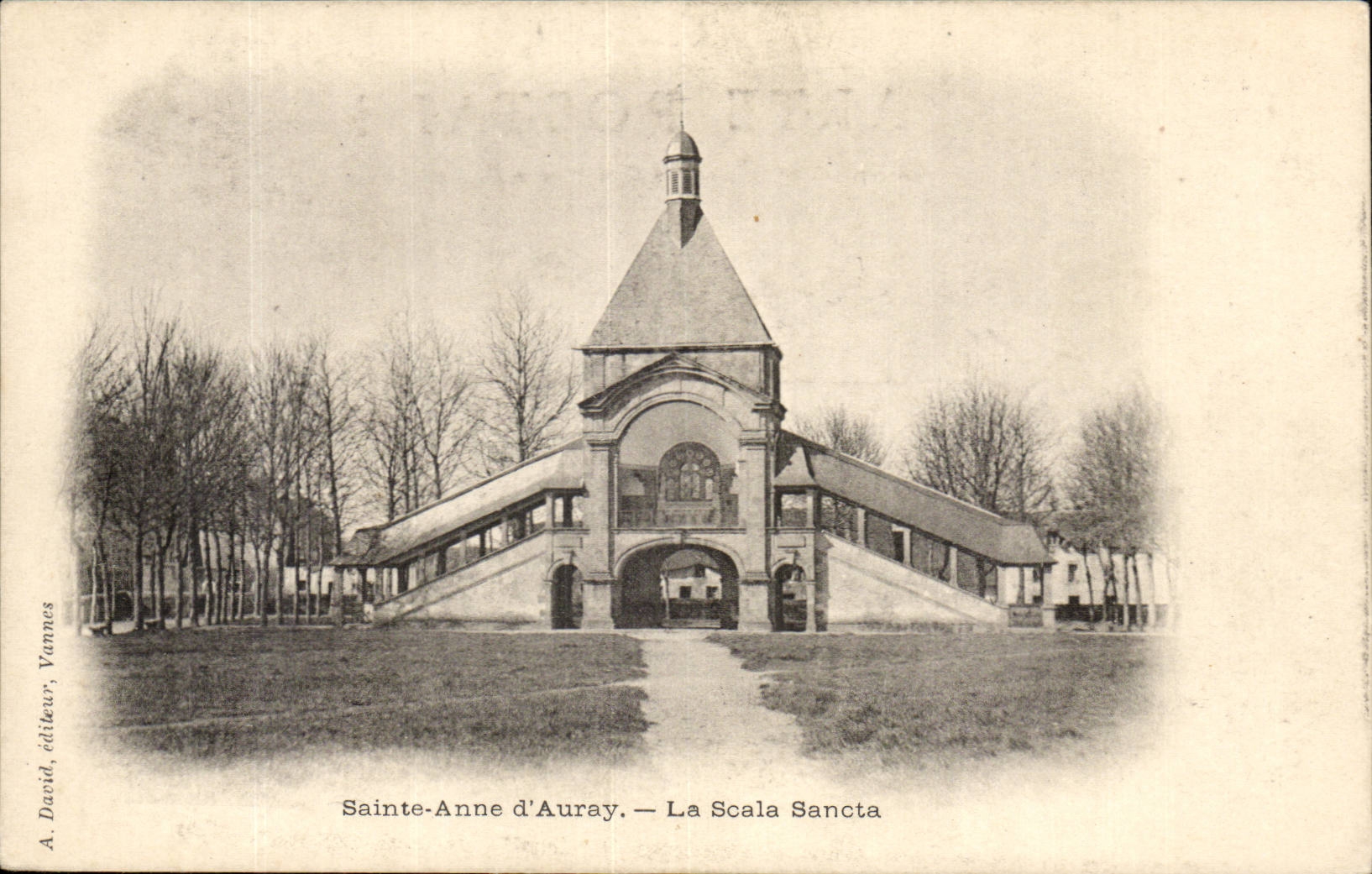 Saint Anne d' Auvray CPA the scala Sancta