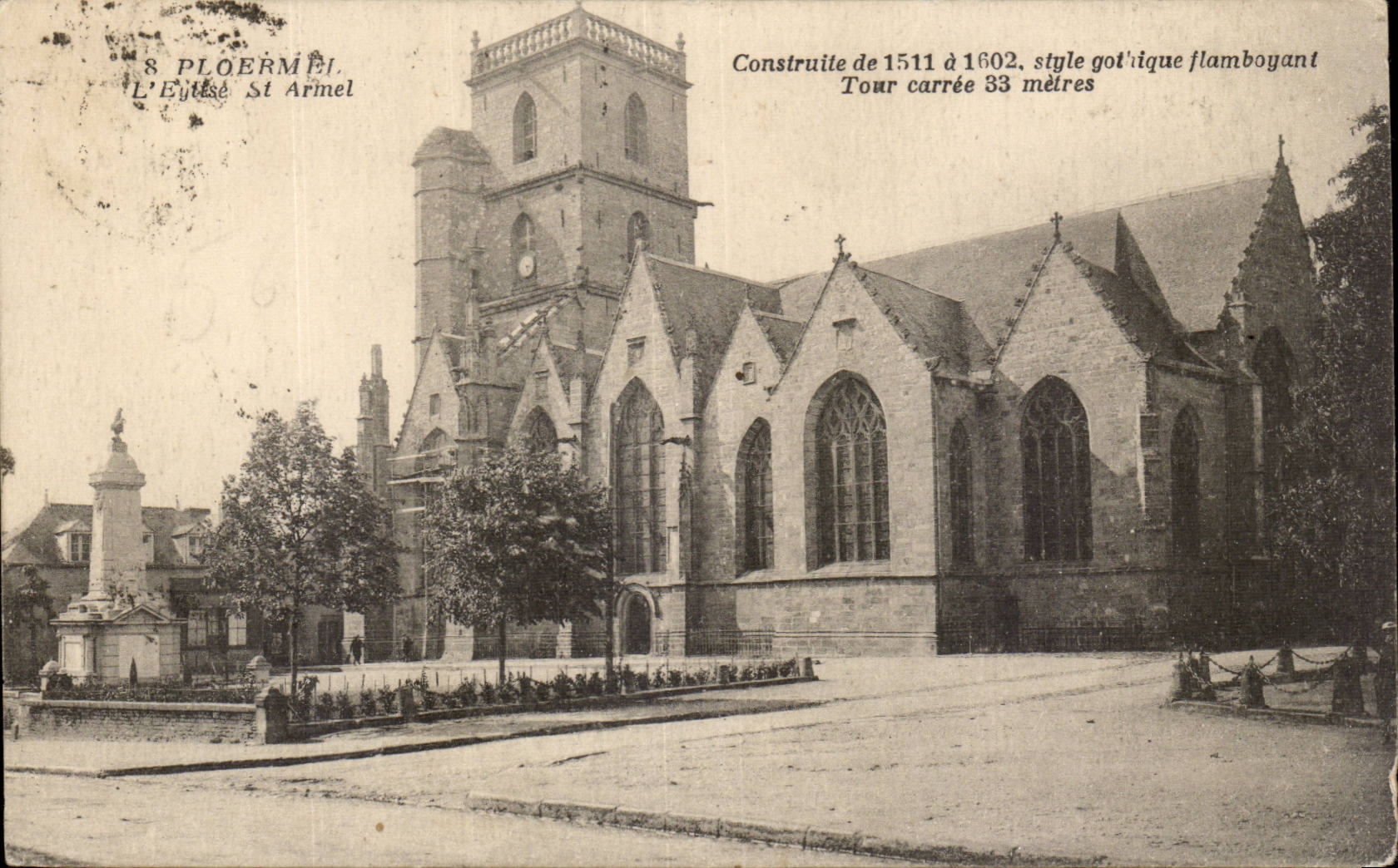 Ploemel CPA Church St Armel