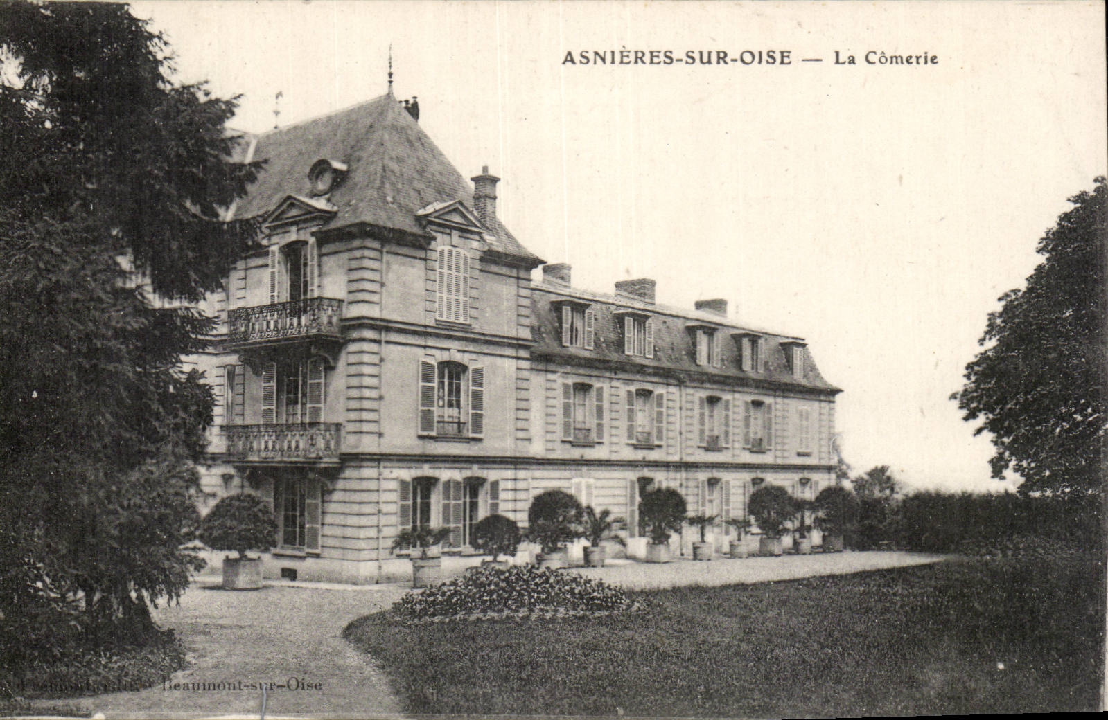Asnieres on Oise CPA Comerie