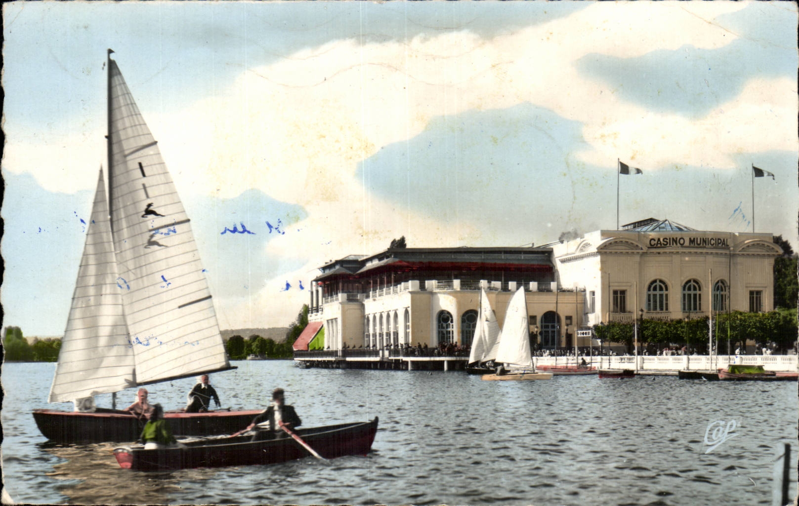 Enghien les Bains MODERNE KARTE das Kasino