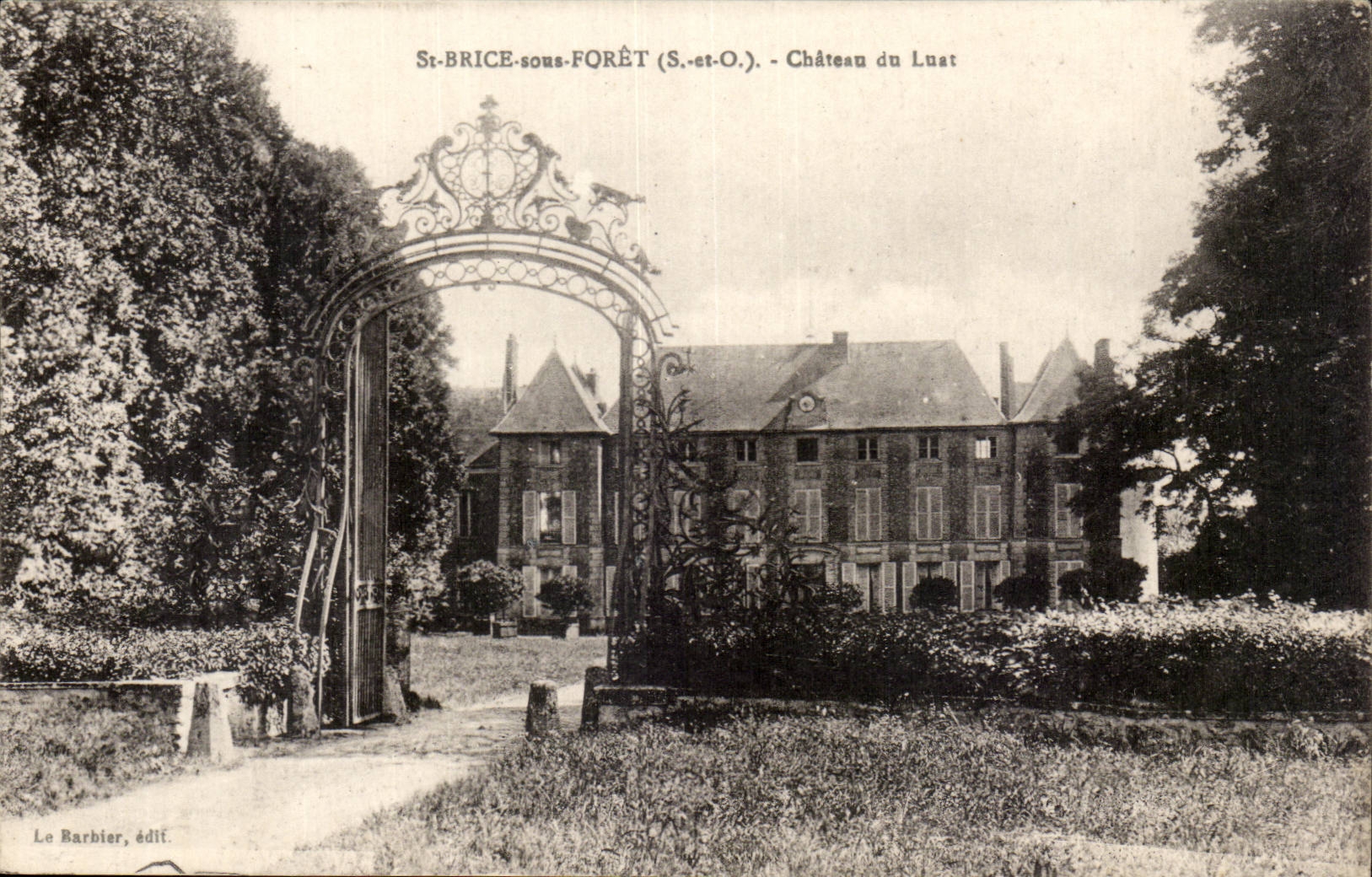 Saint Brice under Drill CPA Castle of Luet