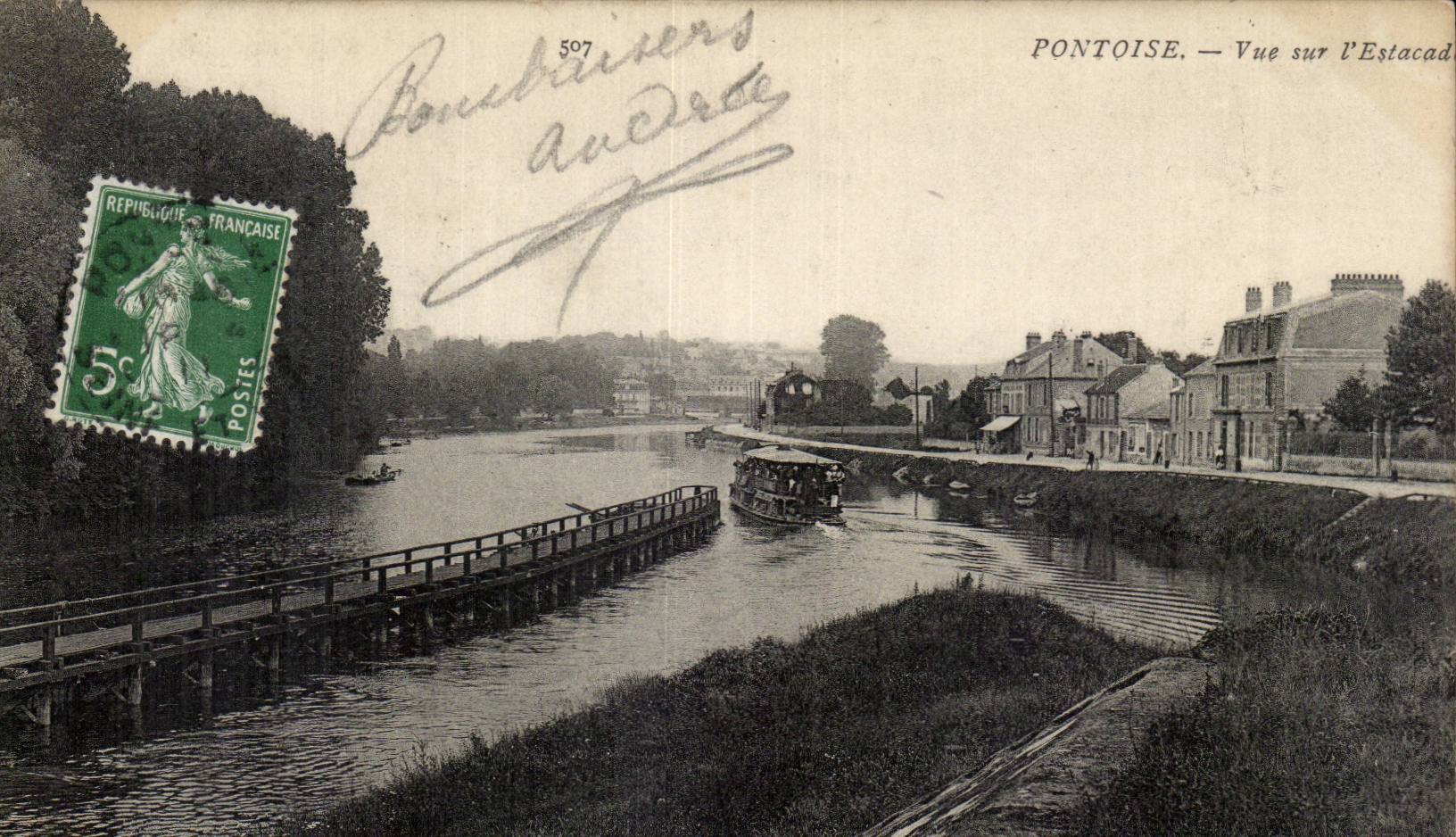 Pontoise CPA Seen on the pier