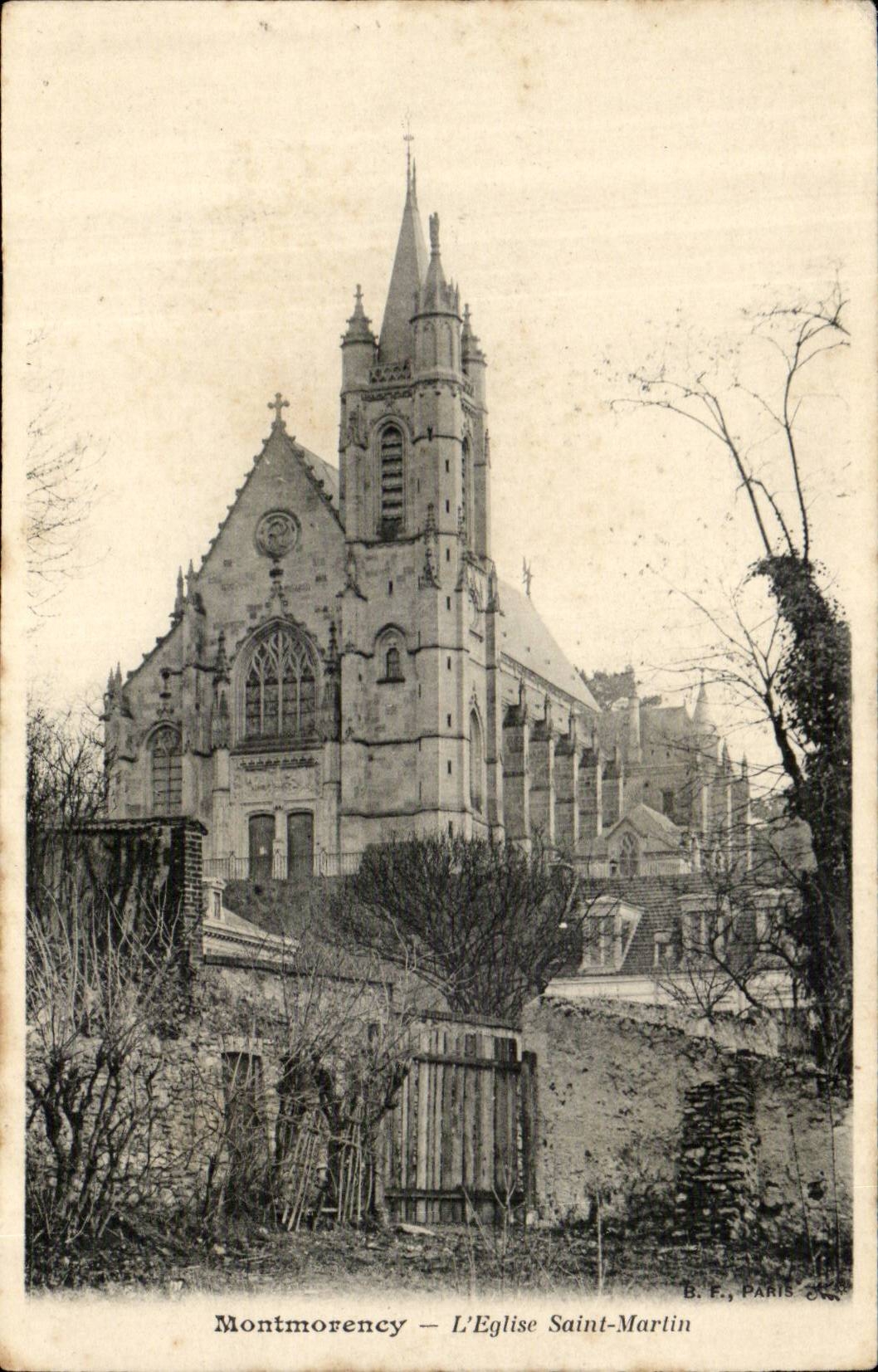 Montmorency CPA the church Saint Martin