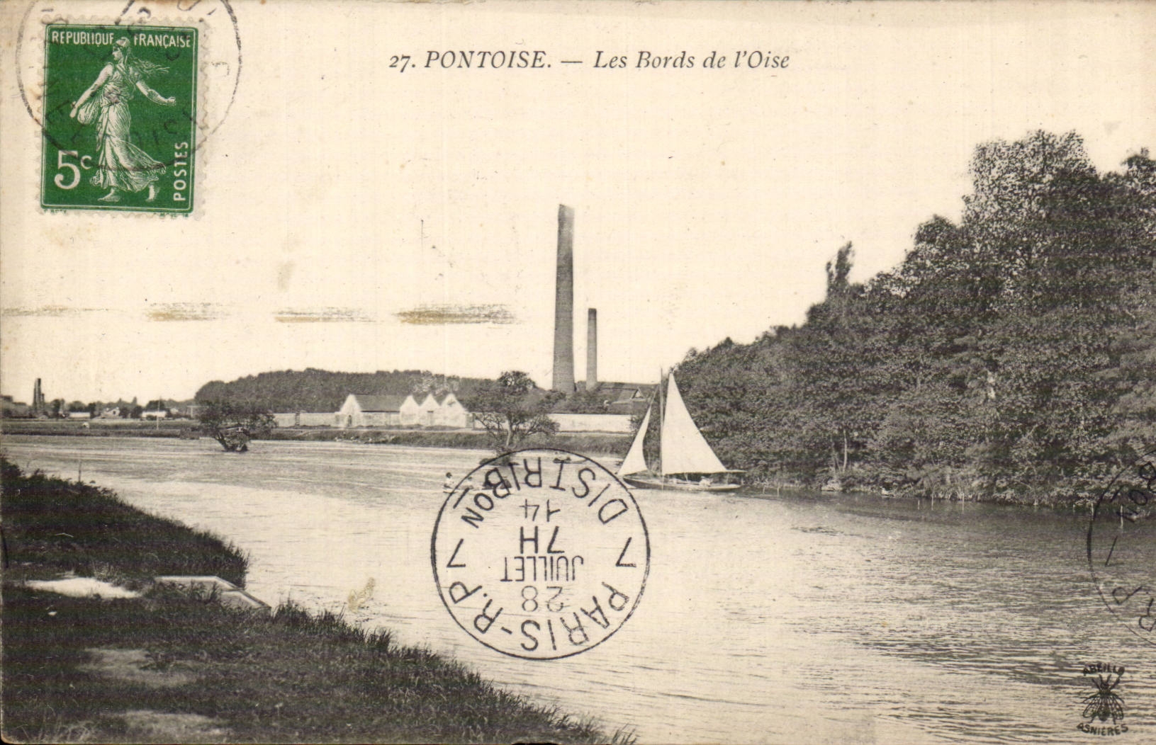 Pontoise CPA Rander des Oise