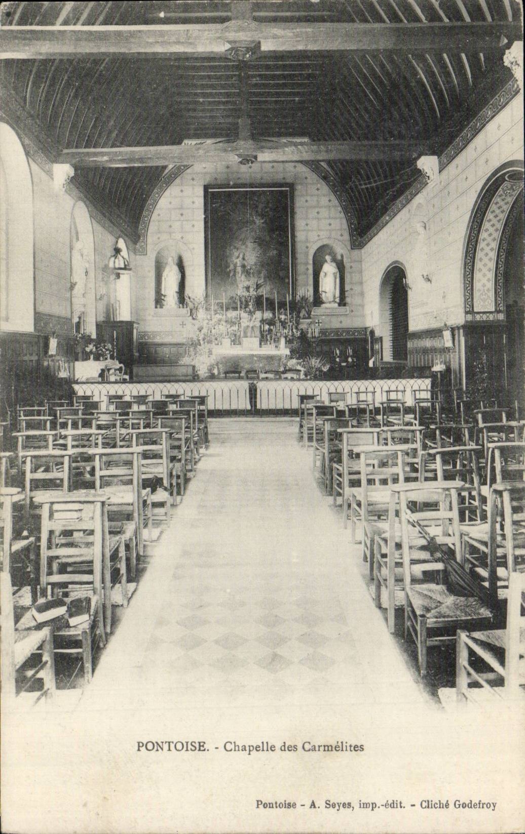 Pontoise CPA Wolbung der Carmelite Nonnen