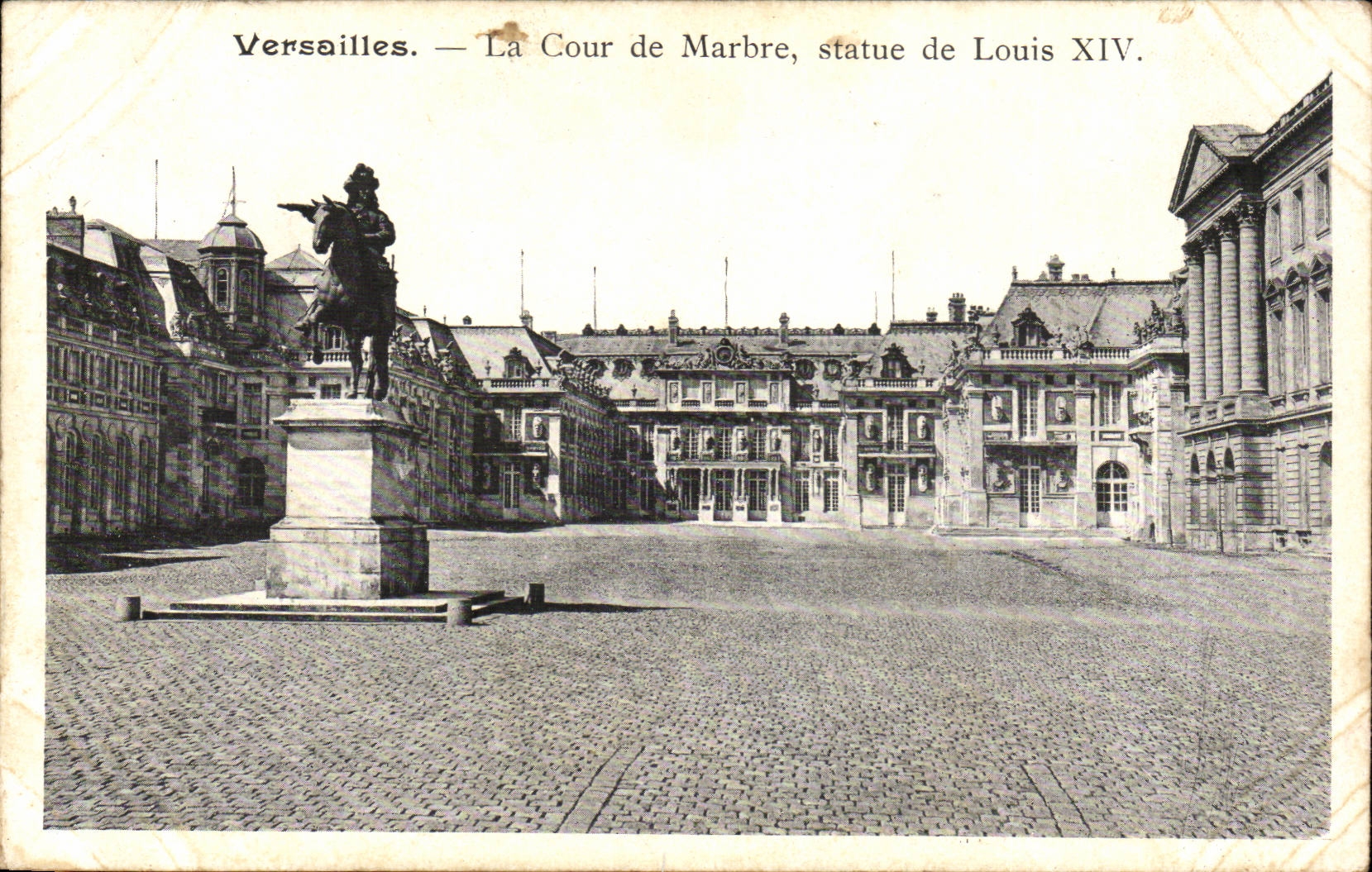 Versailles CPA Court of marble Statue of Louis XIV