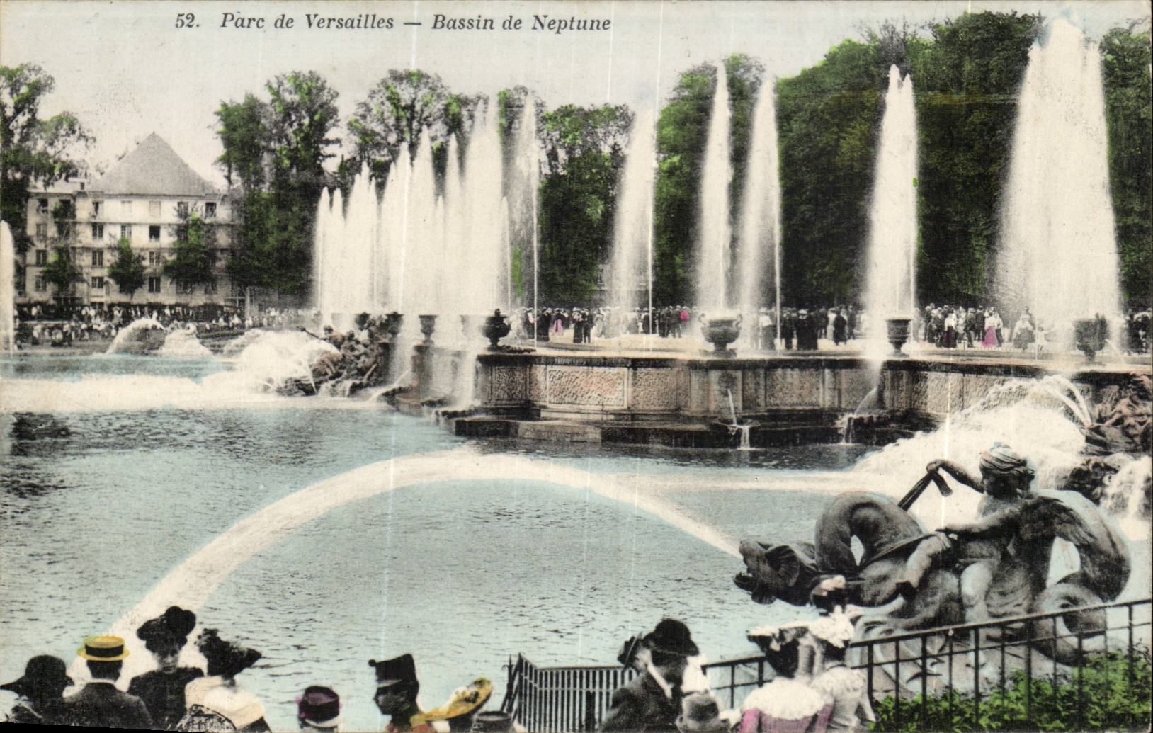Park of Versailles CPA Basin of Neptune