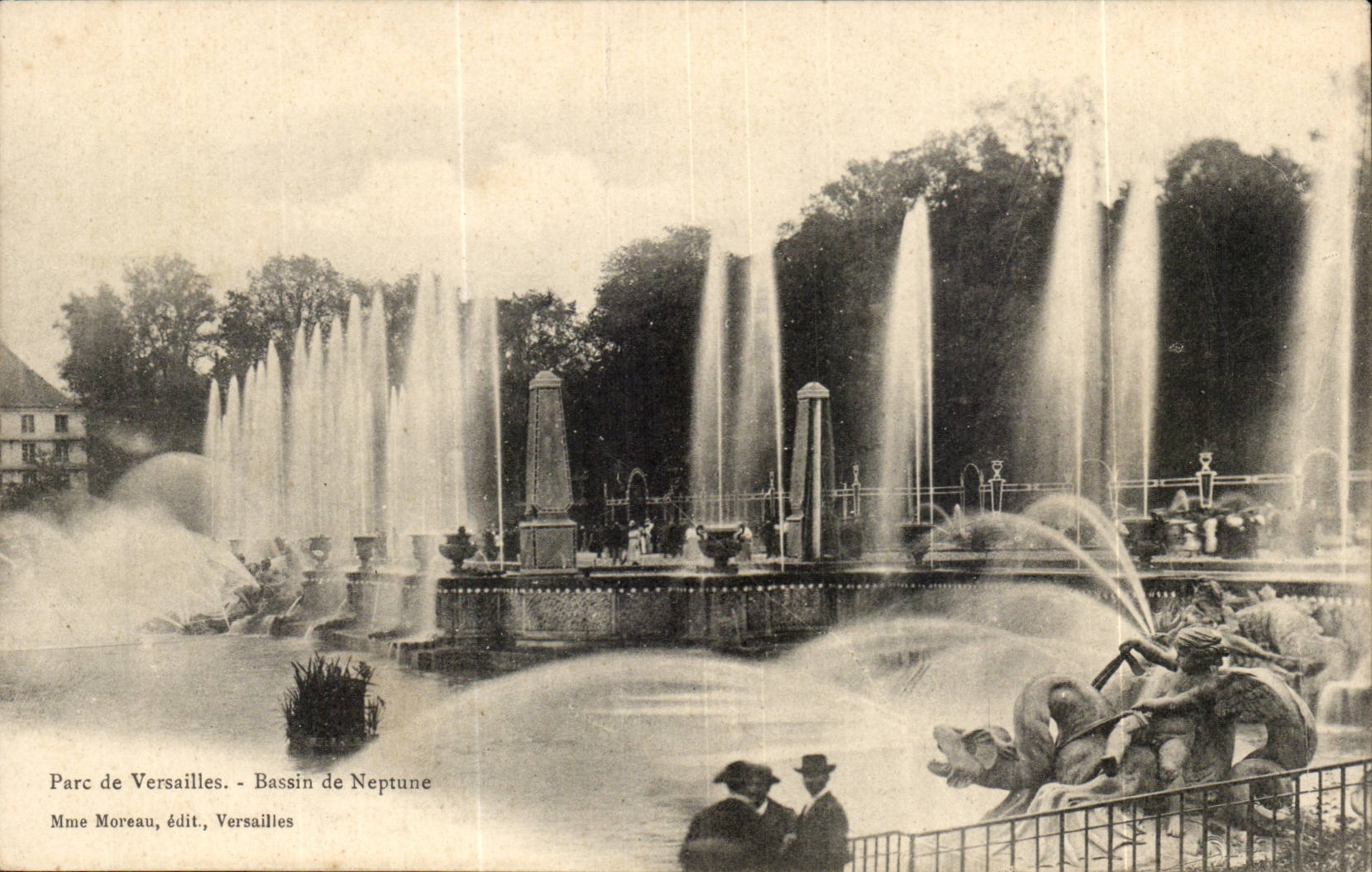 Park of Versailles CPA Basin of Neptune