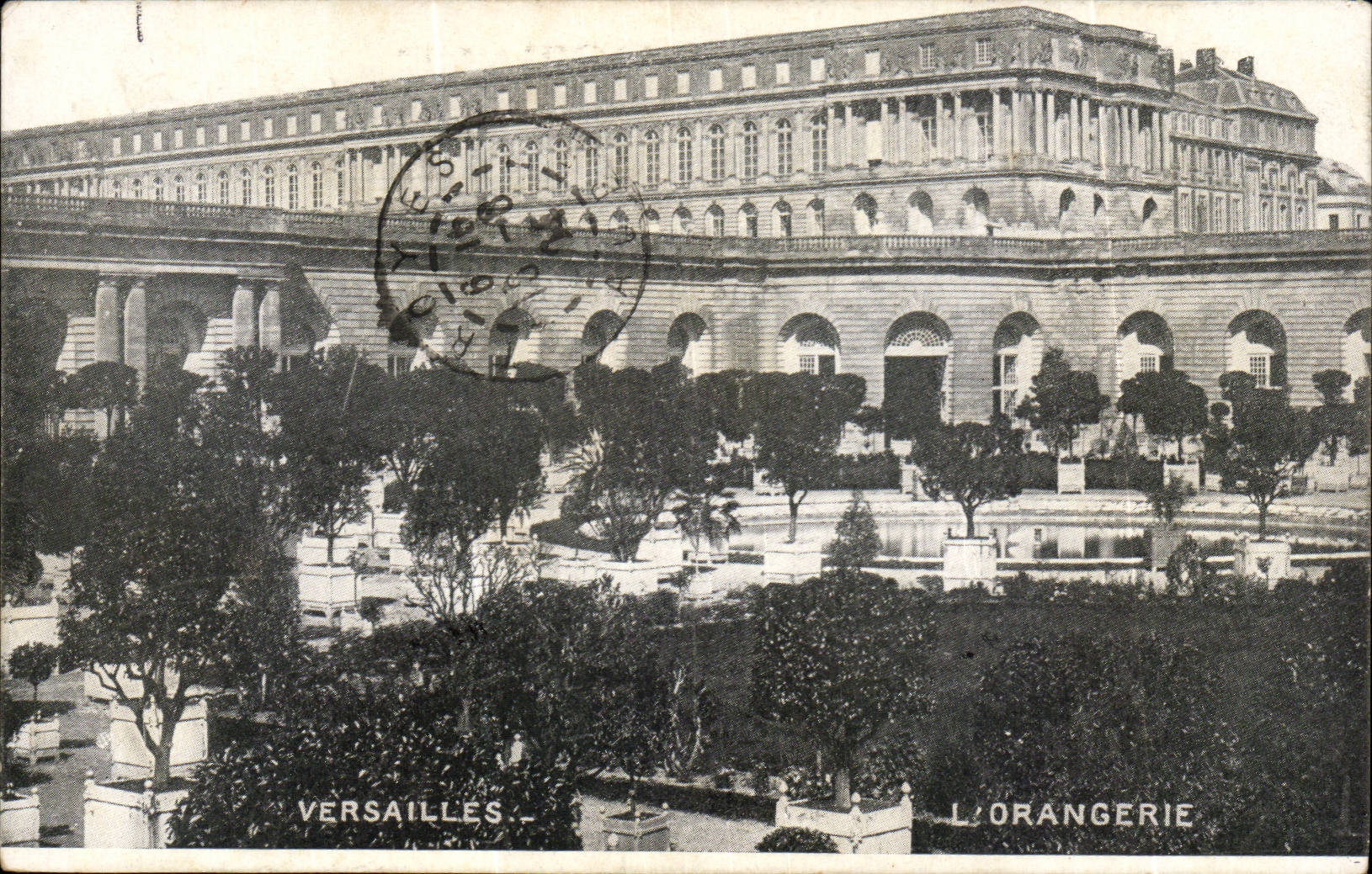 Park of Versailles CPA the Orangery