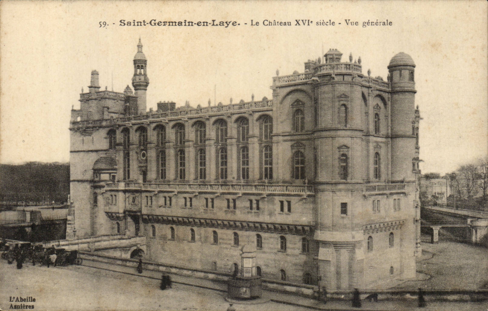 Str Germain im Bush-Hammer CPA die Schloss Ansicht