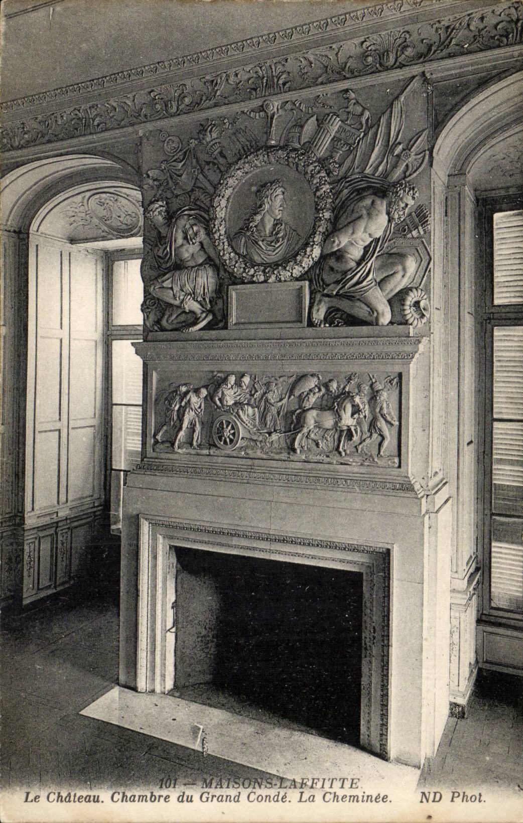 Houses Laffitte CPA the castle Room of the large Cop the chimney