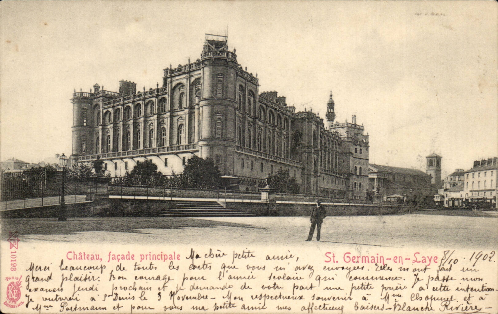 CPA Schloss Saint Germain der Hauptfront