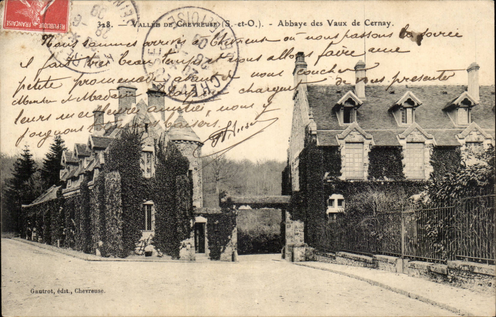 Vallee de Chevreuse CPA Abbaye of Be worth of Cernay