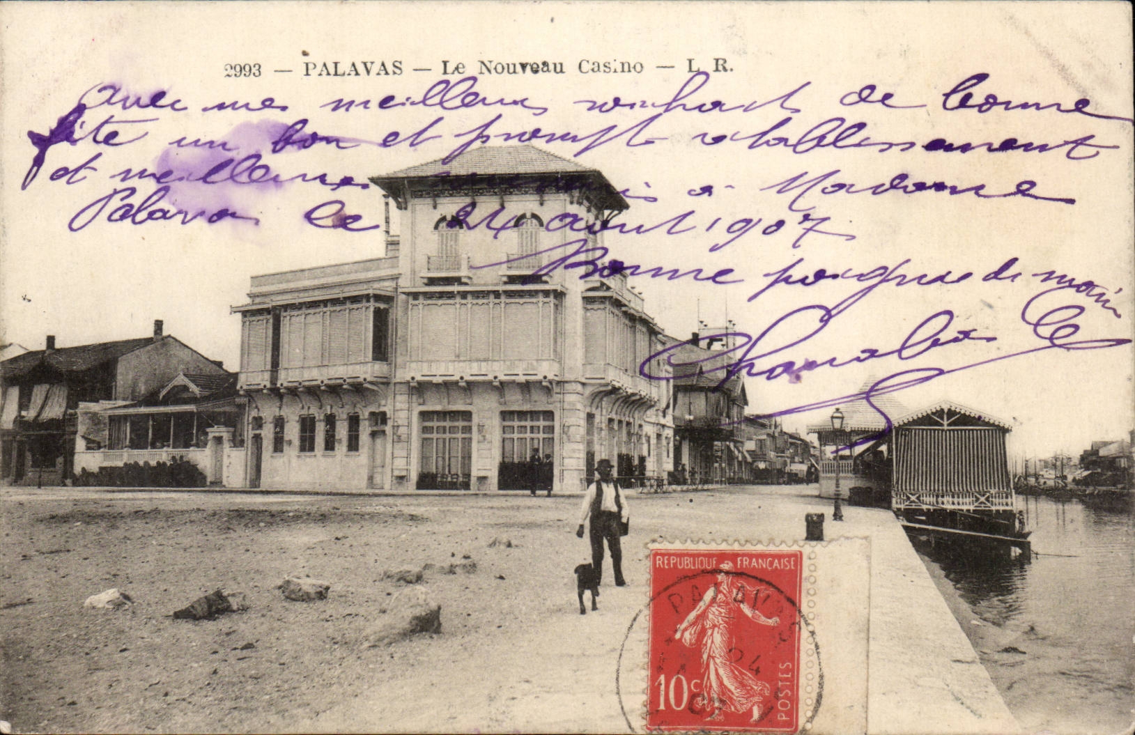 Palavas Floods CPA the new casino