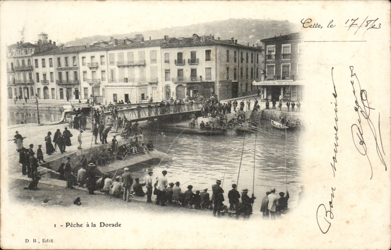 Cette Sete CPA Fishes with Sea-bream TOP