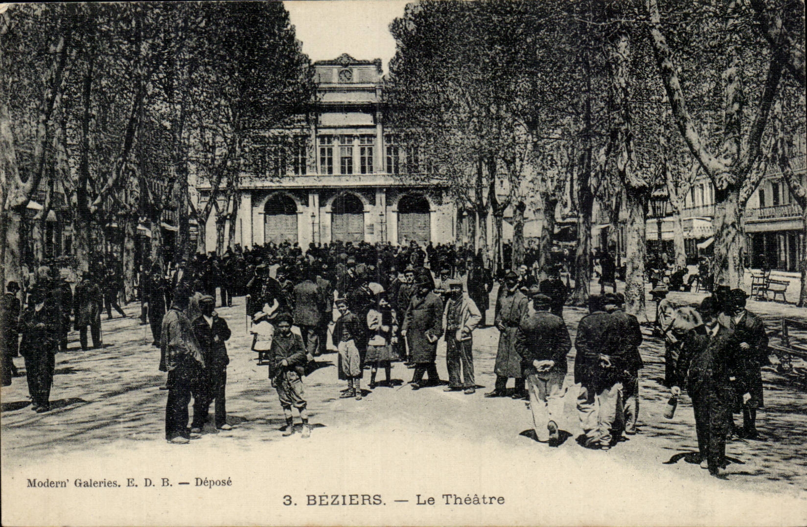 Beziers CPA the theater of arena