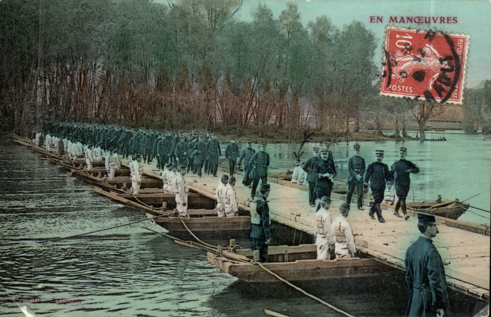 Montpellier CPA Les manoeuvres (militaria Genie)