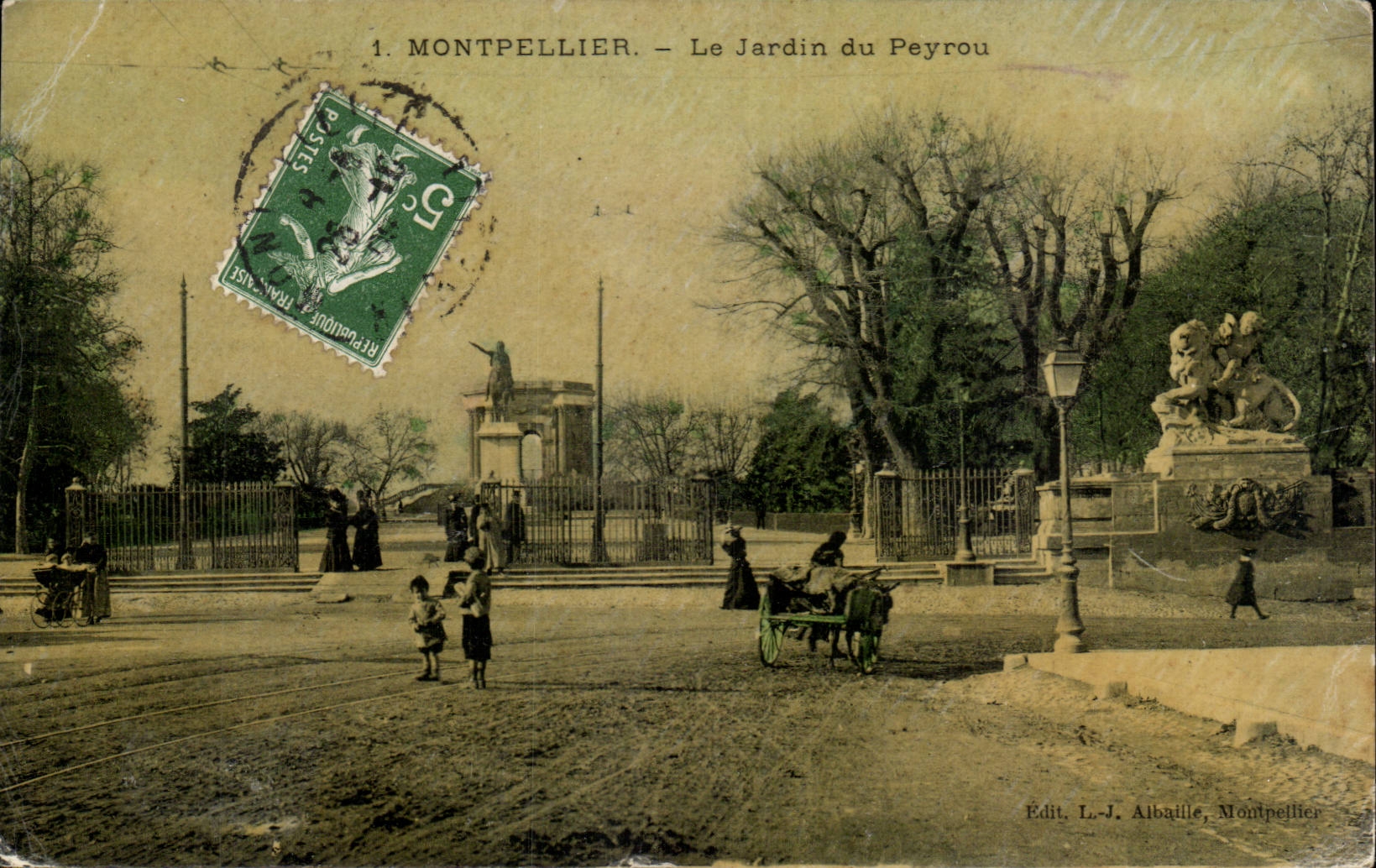 Montpellier CPA Le jardin du Peyrou